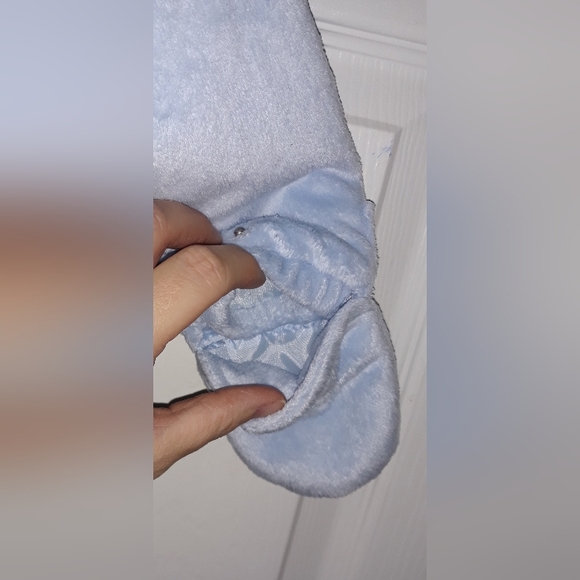 Carters Baby bear hooded Blue Plush winter warm one piece snowsuit/outfit *EUC* - Picture 6 of 10